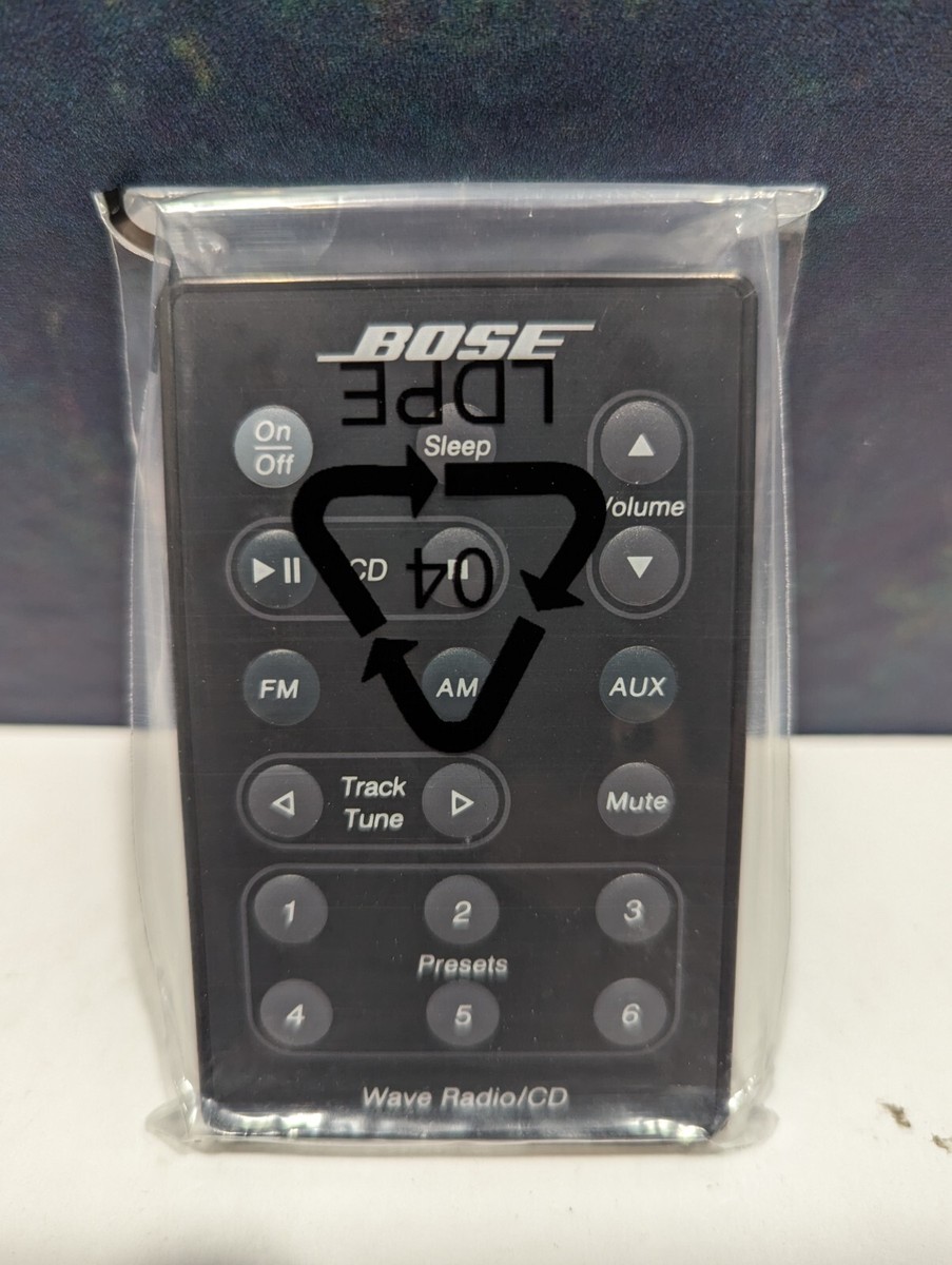 Bose Wave Radio/CD Radio CD Remote Control Black AWRC-1W Bose Wave Radio/CD Radio CD Remote Control Black AWRC-1W