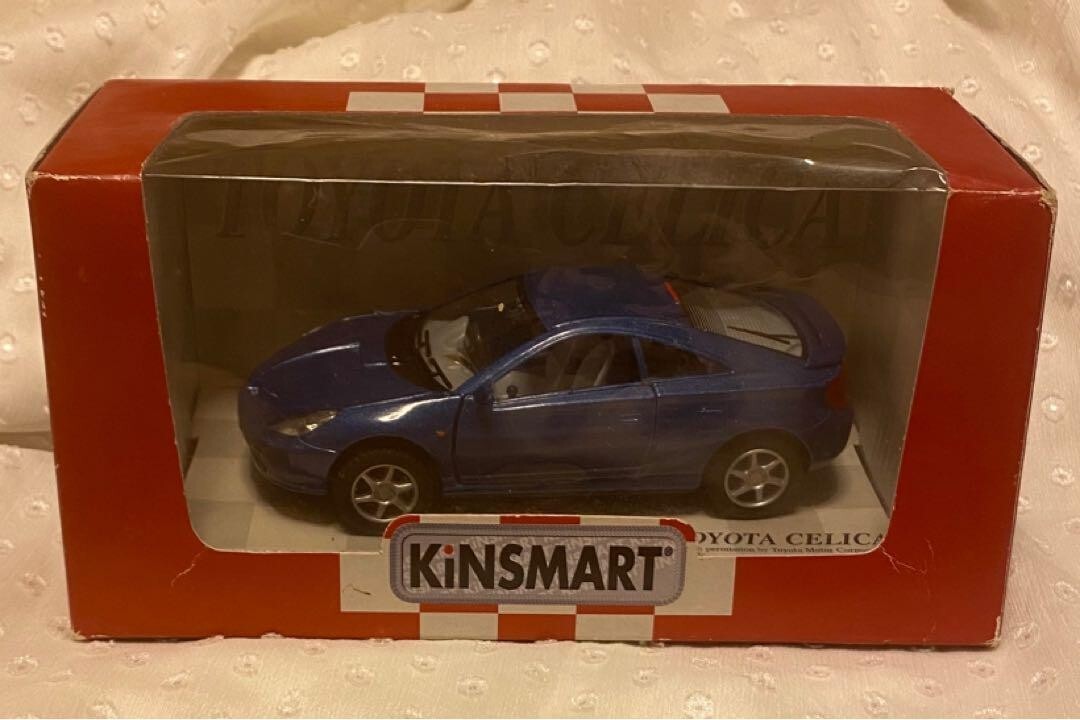 Toyota Celica Kinsmart Minicar Color Blue | eBay