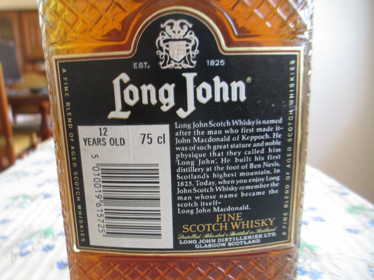 Scotch Whisky Long John 12yo - 75cl (b) for sale online | eBay