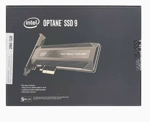 280GB PCIE INTEL 900P SSD 9 OPTANE SSDPED1D280GAX1 AIC/HHHL 10DWPD/5,11PBW
