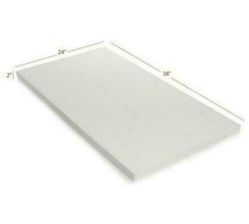 Milliard 2-Inch Ventilated Memory Foam Crib and Toddler Bed Mattress Topper with - Picture 1 of 6