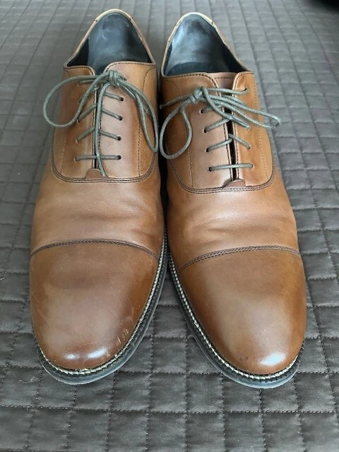 Cole Haan Williams Cap Toe Oxford Tan Shoes Mens Size 13