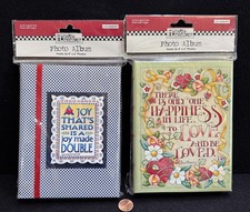 Vintage Mary Engelbreit Lot: 2 NOS Hardback PHOTO ALBUMS - LOVE - JOY