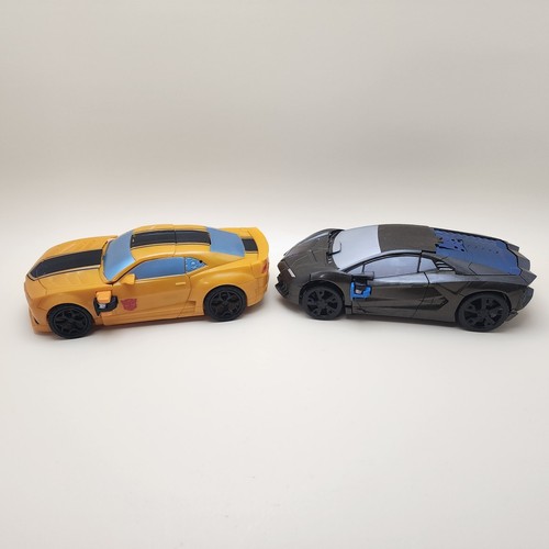 TRANSFORMERS Age of Extinction AOE: BUMBLEBEE GRIMLOCK LOCKDOWN 8.5" Flip Change - Picture 15 of 24