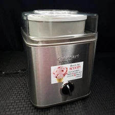 NEW Cuisinart Frozen Yogurt Sorbet & Ice Cream Maker Silver 2-Quart ICE-30BCP1