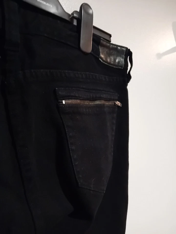 Farhi by Nicole Farhi Black Jeans Size 14 - Image 4 of 4