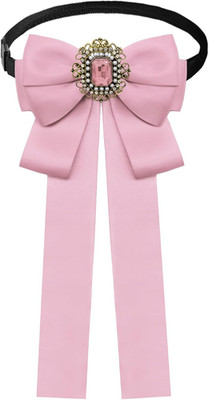 Womens Bow Tie Adjustable Rhinestone Bowtie for Women Ladies Girls Pre-tied Wome