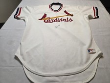 Vintage 80’s Rawlings St. Louis Cardinals White MLB Jersey Mens 46 (XL) Ozzie Sm