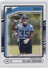 2024 Panini Donruss Rated Rookie Dillon Johnson #399 11gl