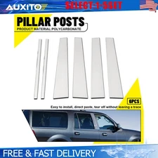 For 1997-17 Ford Expedition & Lincoln Navigator Chrome Pillar Posts 6-30X