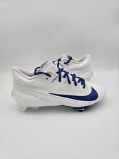 Nike Vapor Edge Elite 360 2 TB Promo White Royal Football Cleats Mens Sz 9 RARE