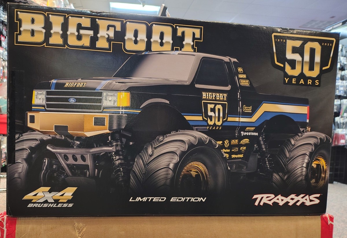 Traxxas Bigfoot 50th Anniversary Truck Brand New In Box 1/10 scale
