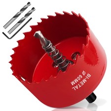 Lochsägen Set 60mm HSS M42 Bi-Metall - Hochpräzise für Holz und Trockenbau