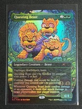 MTG Secret Lair Encyclopedia of Magic the Gathering FOIL Questing Beast MYTHIC