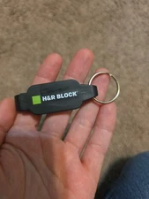 H&R Block Key Chain Bottle Opener