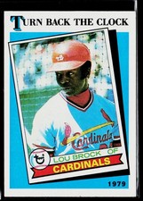 Lou Brock - 1989 Topps #662 - St. Louis Cardinals