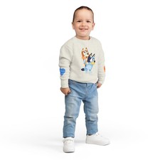Bluey Characters Toddler Sweatshirt  Animated Puppy Design