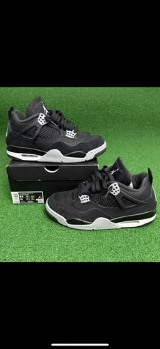 Jordan 4 - Black Canvas 