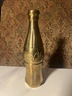 Vintage Brass Coca Cola Collectible Soda Pop Bottle Heavy Brass Decor