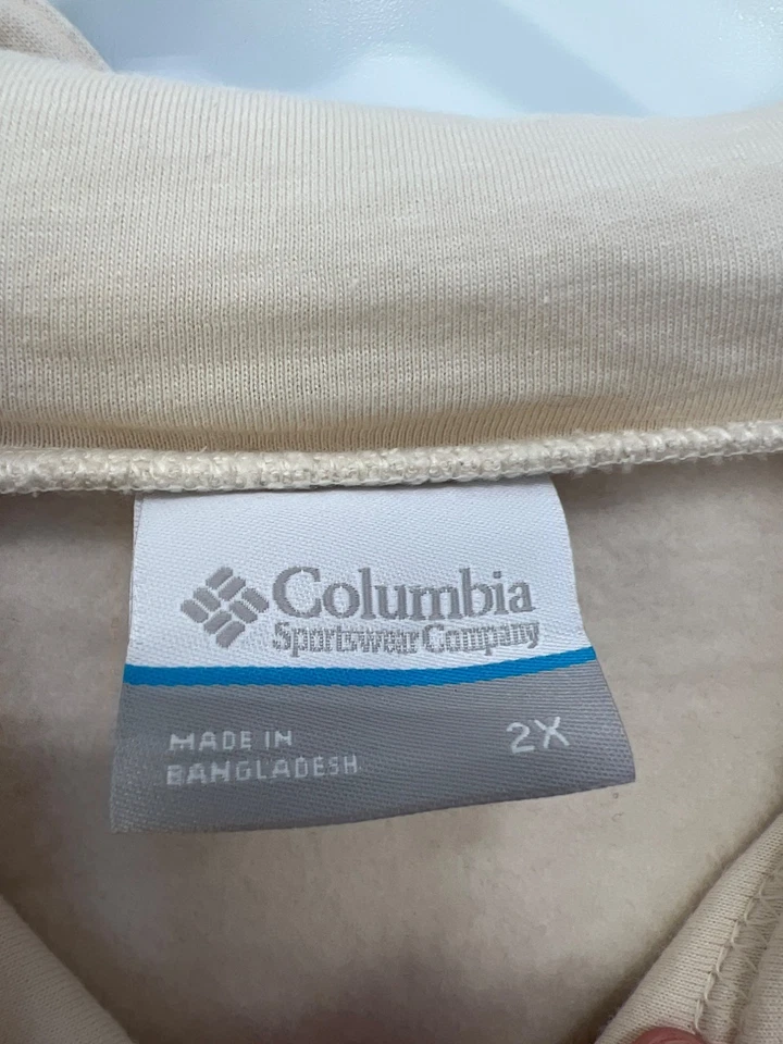 Columbia Sunday Summit Pullover con Capucha Talla Grande 2X Acolchado Cuarto Cremallera Acogedor NUEVO Foto 3 de 4