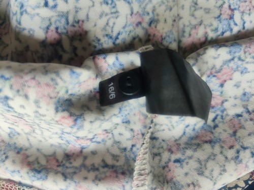 Next Sp Size 22 Ditzy No Iron Dress Key Hole Feature At Neck 2 Buttons At Neck - Picture 6 of 6