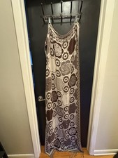 100 Pashmina Scarf Wrap Shawl - About 26.5  X 74  - Brown/Tan/Cream Swirl