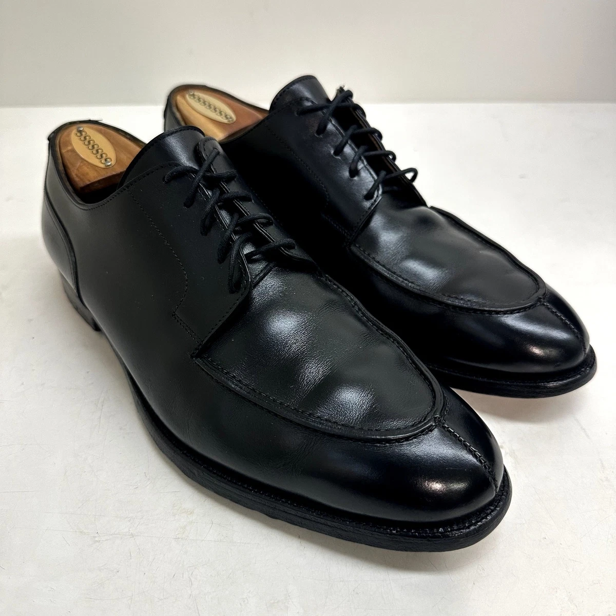 Peal & Co. Men\'s Black lace up mens dress shoes Sz. 12 Mens Peal & Co Brooks Brothers Black Leather | Mercari main image 4