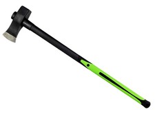 6lb Log Splitting Maul Axe Fibreglass Shaft Soft Grip Rubber Handle Tree Felling