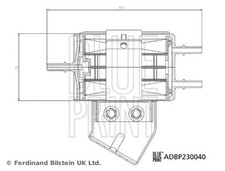 Filtre à carburant Ssangyong KORANDO