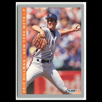 Eric Hillman #87 1993 Fleer New York Mets Baseball Card MLB NM | eBay