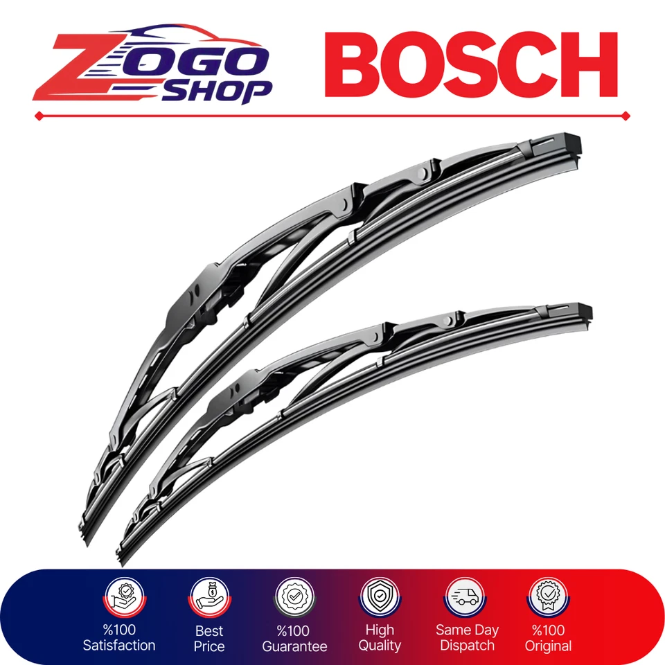 Bosch Direct Connect Front Wiper Blades 17/17 (Left and Right) SET OF 2 Foto 2 de 4