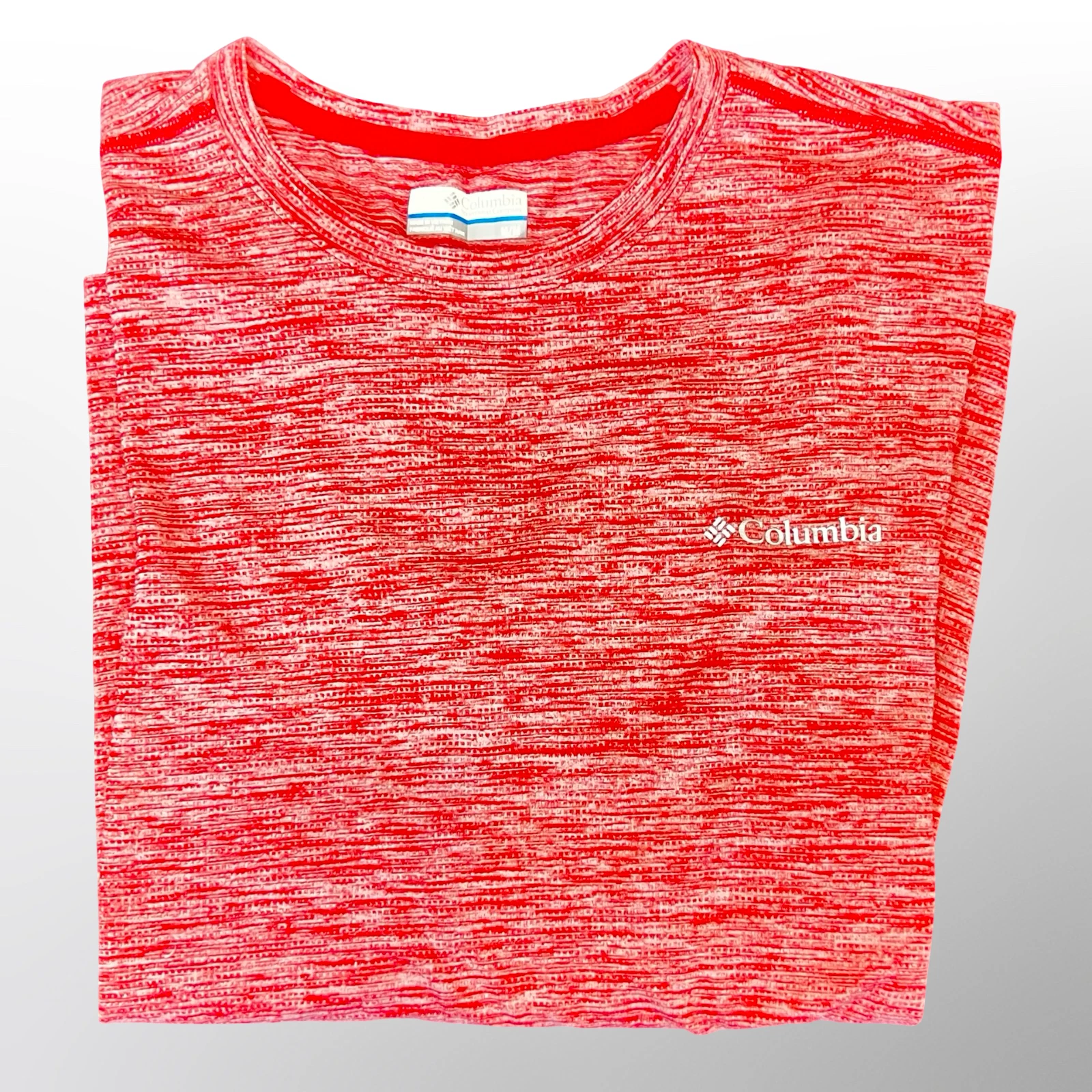 GUC Columbia Omni-Wick Long Sleeve Shirt Red Activewear Size Medium