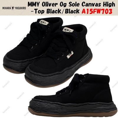 MMY Oliver OG Sole Canvas High-Top Black/Black A15FW703