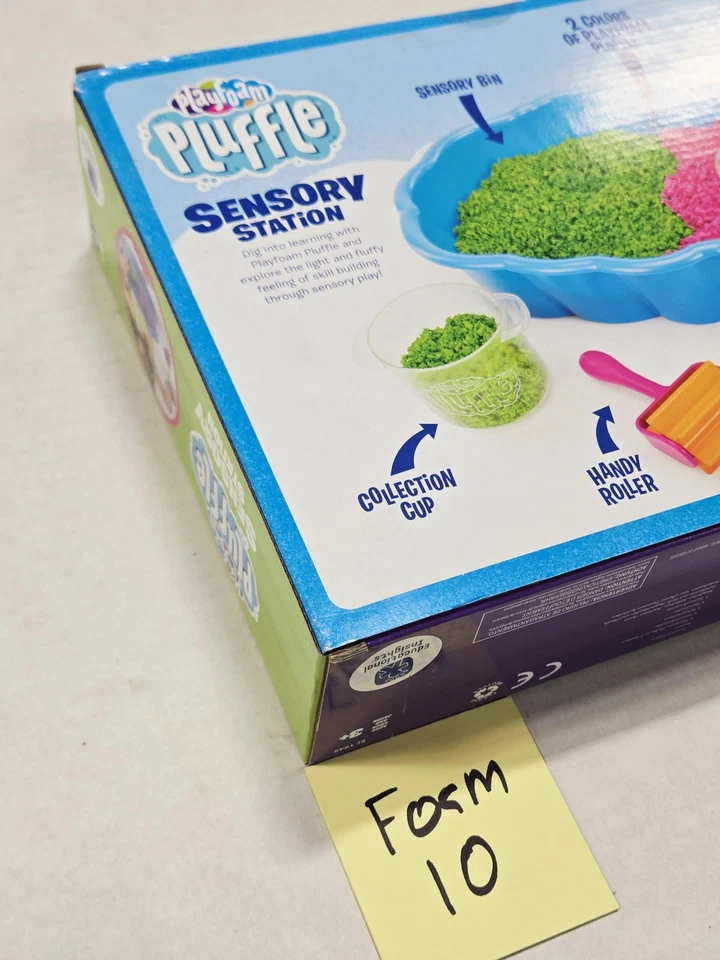 Juego de estación sensorial Playfoam Pluffle herramientas de motor fino juguete STEM Pre-K niños aprendizaje Foto 4 de 4