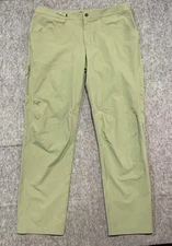 Arcteryx Konseal Pant Men's Softshell Zip Pocket Outdoors Hiking Green - Size 36