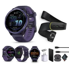 Garmin Forerunner 570 – 47MM, Indigo Aluminum with Translucent Imperial