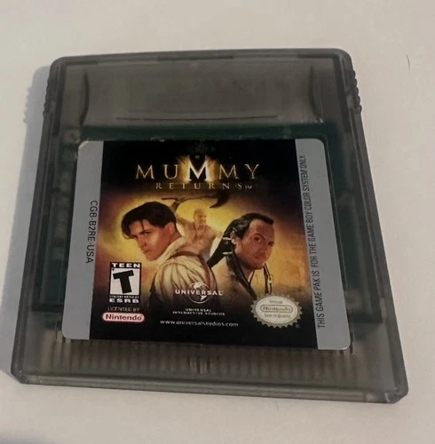 The Mummy Returns (Game Boy Color) Cartridge Tested; FREE SHIP US