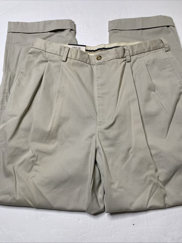 Banana Republic Mens Chino Khaki Pants Size 38R Smithfield Relaxed Fit NWT - Picture 1 of 6