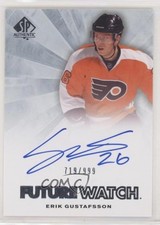 2011 SP Authentic Future Watch 719/999 Erik Gustafsson #261 Rookie Auto RC y1g