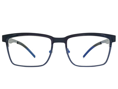 Tom Davies Eyeglasses Frames TD757 Col. 2278 Matte Blue Rectangle 54-18-140