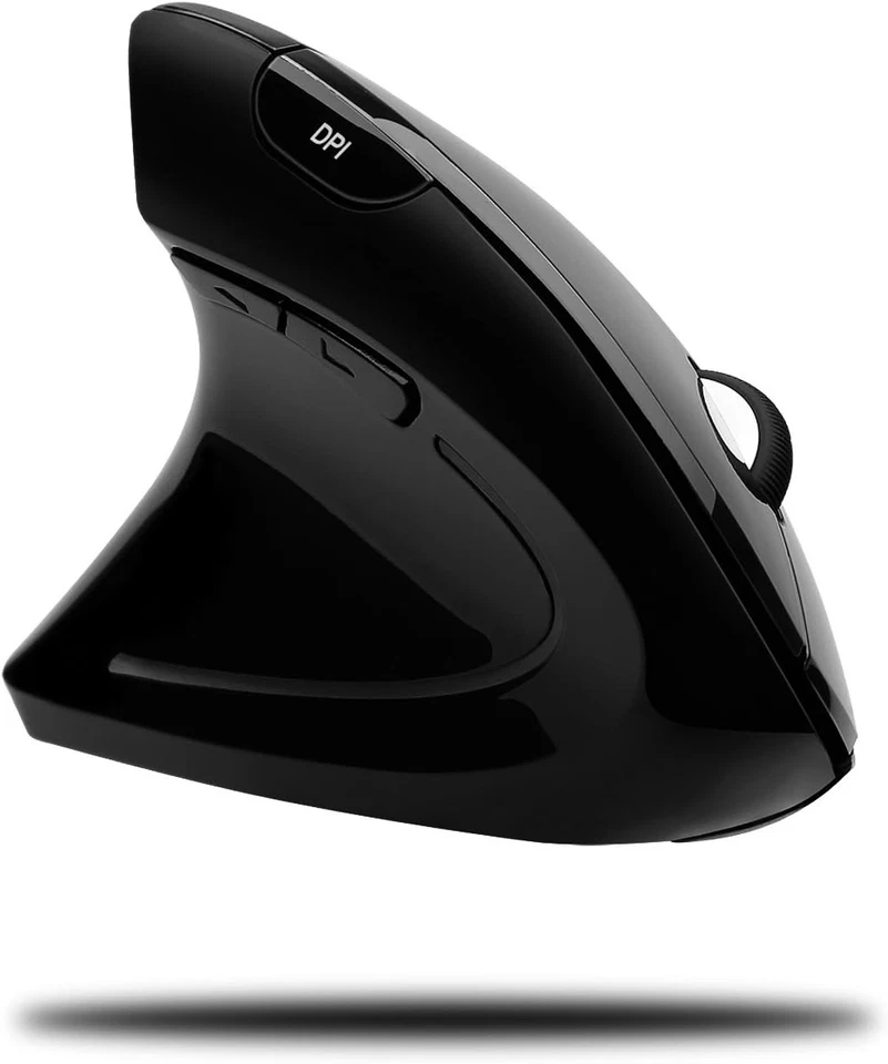 Adesso iMouse E90 Wireless mouse - 10m range - Ergonomic mouse - Vertical - Natu - Image 2 of 4