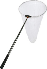 Insect and Butterfly Net with 12" Ring, 24" Net Depth, Handle Extends to 59 Inch