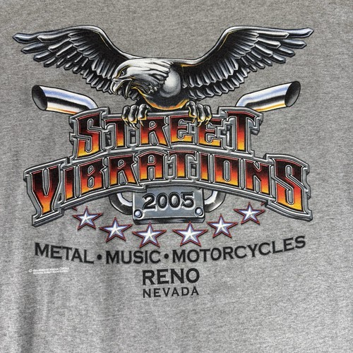 Street Vibration Shirt 2XL 00s Y2k Bike Week Biker Rally Motorcycle Chopper Tee - Picture 9 of 11