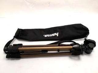 Hama Star 61 Camera Tripod W/ Carry Bag Adjustable Aluminium Used Photography