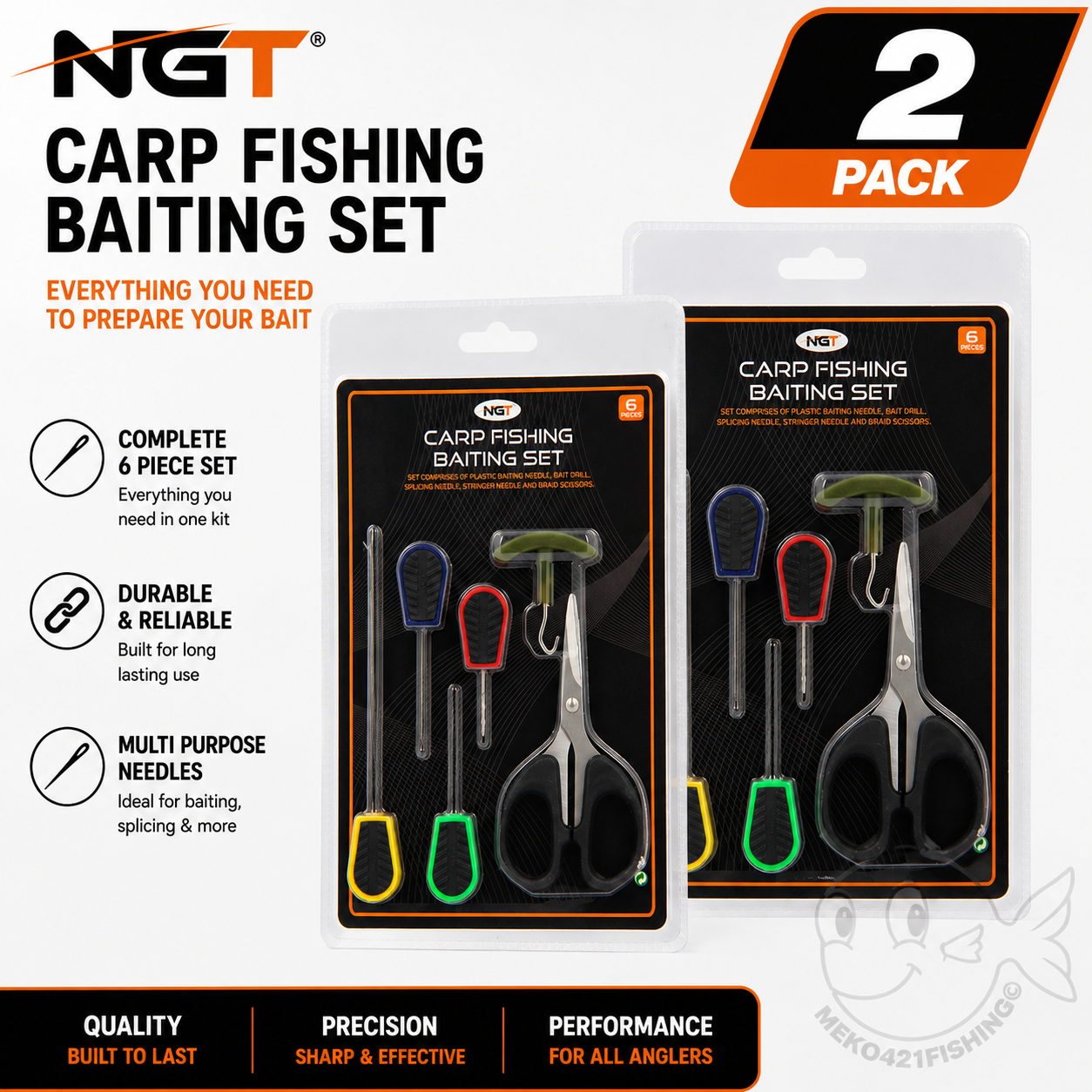 NGT 6pc Soft Grip Tool Set - Carp Coarse Fishing Terminal Tackle - Free Delivery - Image 6