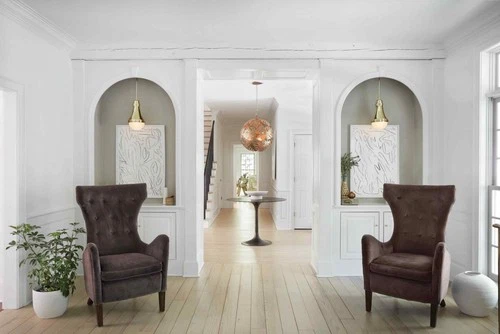 Hinkley Lighting 39057 Oliver 1 Light 9"W Mini Pendant - Brass - Picture 6 of 7