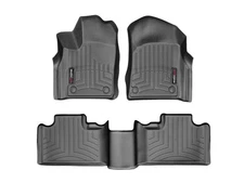 WeatherTech FloorLiner for 2016-2025 Dodge Durango - 1st & 2nd Row, Black