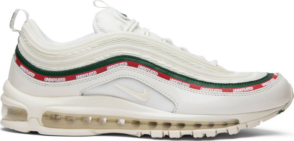 Nike Air Max 97 UNDFTD White AJ1986-100 Sail White Green Undefeated - Authentic Nike Air Max 97 UNDFTD White AJ1986-100 Sail White Green Undefeated - Authentic