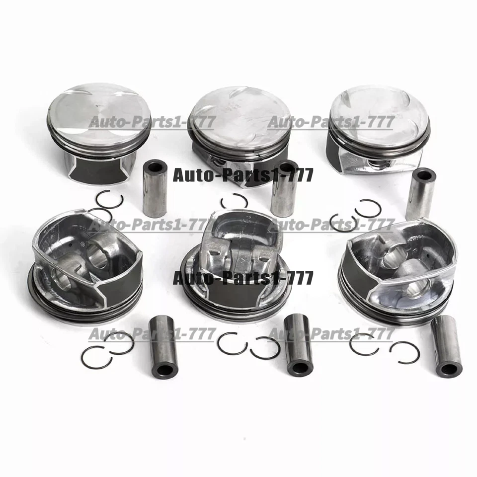 Juego de anillos de pistón de gran tamaño para Mercedes-Benz C350 E350 S350 3,5 L M272 MAHLE OEM Foto 3 de 4