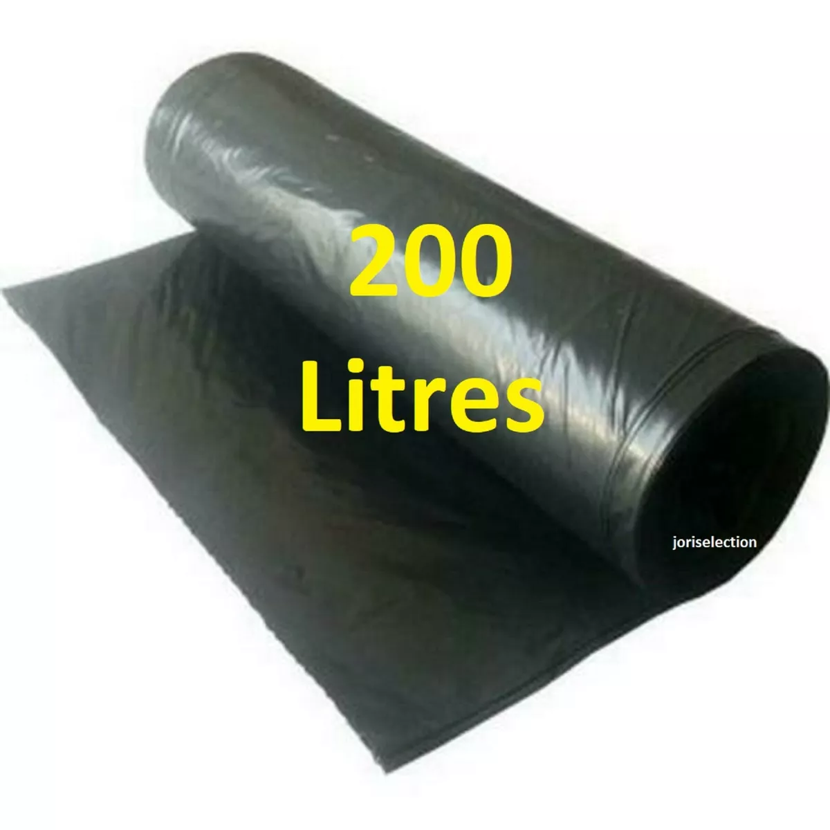 SAC POUBELLE NOIR 200L MAXI 950x1200 55 MICRONS QUANTITE AU CHOIX